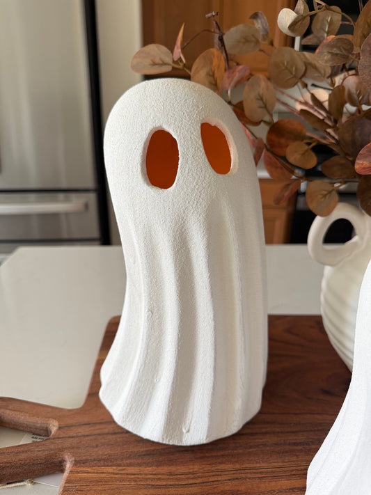 Matte White Ghost - 10.4”H