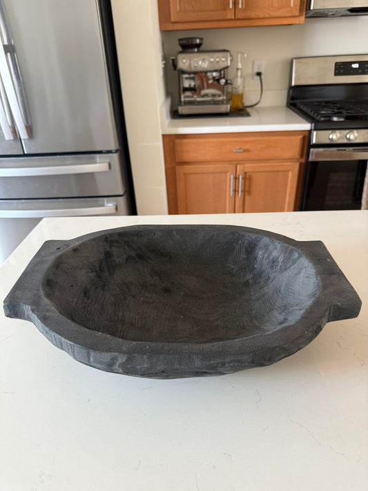 Black Wood Bowl