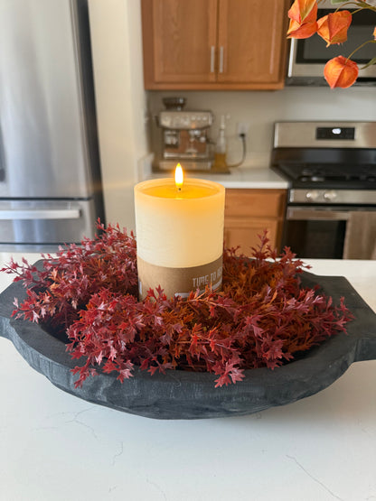 Black Wood Bowl