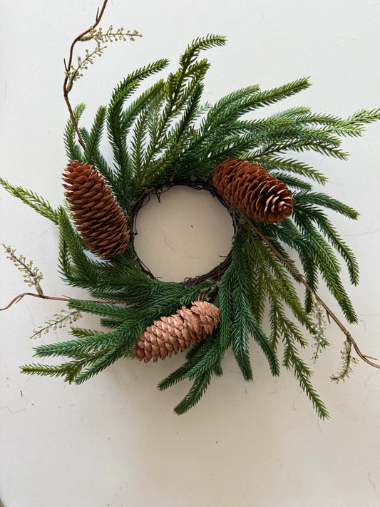 Pencil Pine Candle Ring -
