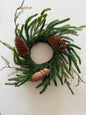 Pencil Pine Candle Ring -
