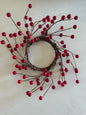 Red Berry Candle Ring