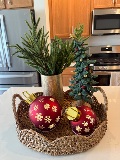 Rotating Snowflake Ornament-6”