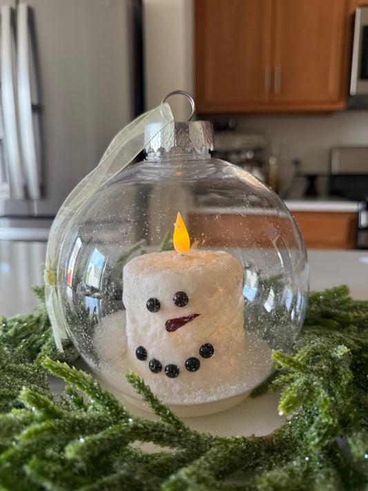 Snowman Ball Ornament
