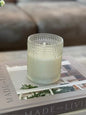 Dotted Clear Glass 3D Flameless Candle - 4''