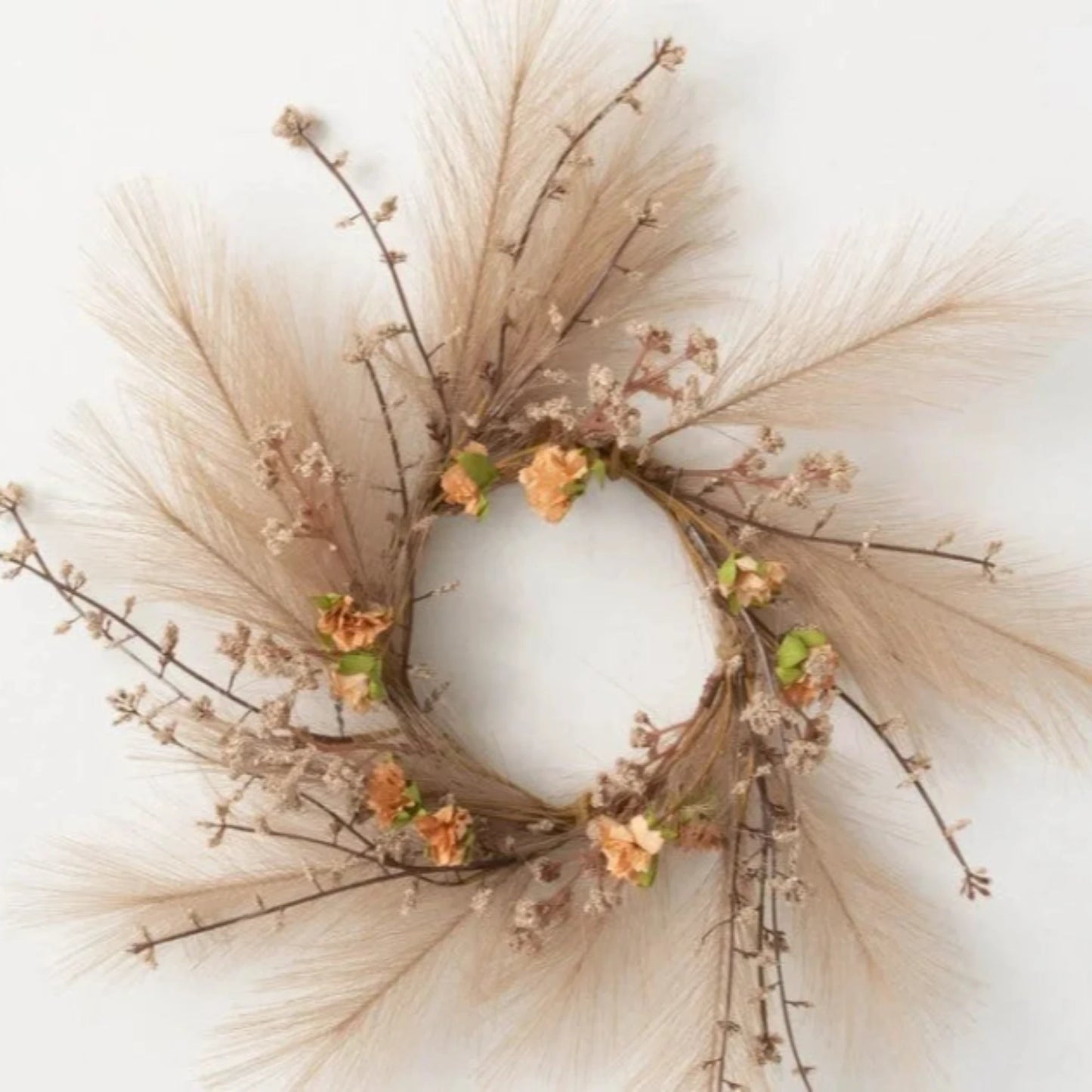 Pampas Grass Small Candle Ring